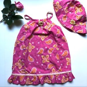 Nannette Toddler Strap Dress and hat - girls 24M